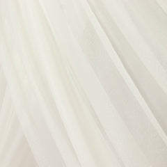 Ivory Sheer Backdrop Drape – 5ftx32ft Wedding Arch & Ceiling Decor Panel, Wrinkle Free with Soft Shimmer