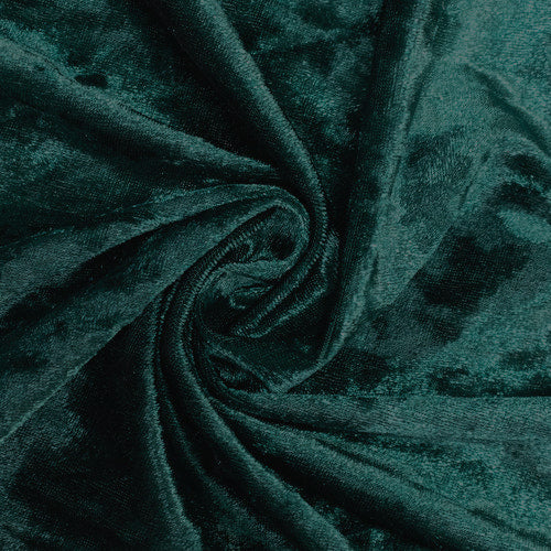 Hunter Emerald Green Crushed Velvet Backdrop Curtain – 5ft x 10ft Event Drape with Rod Pocket, Privacy Panel for Photo Booths & Events