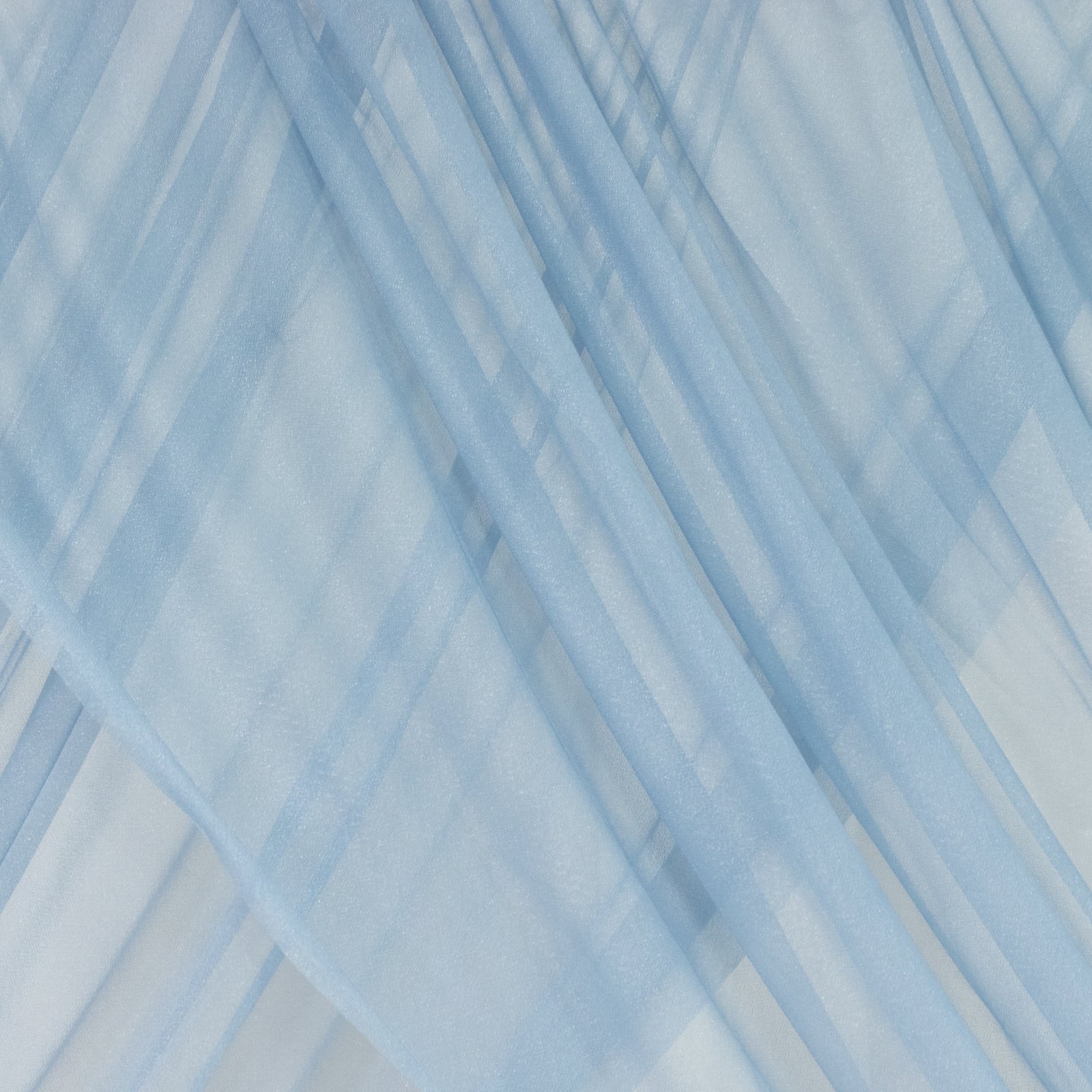 Dusty Blue Sheer Backdrop Drape – 5ft x 14ft Wedding Arch & Ceiling Decor Panel, Wrinkle Free with Soft Shimmer