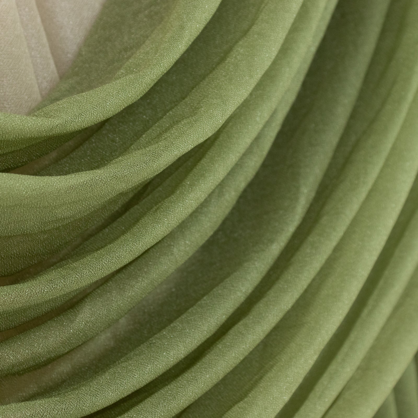 Dusty Sage Green Sheer Chiffon Valance Curtain 4ft x 5ft –  Wedding Arch Drape with Rod Pocket, Voile Backdrop Panel