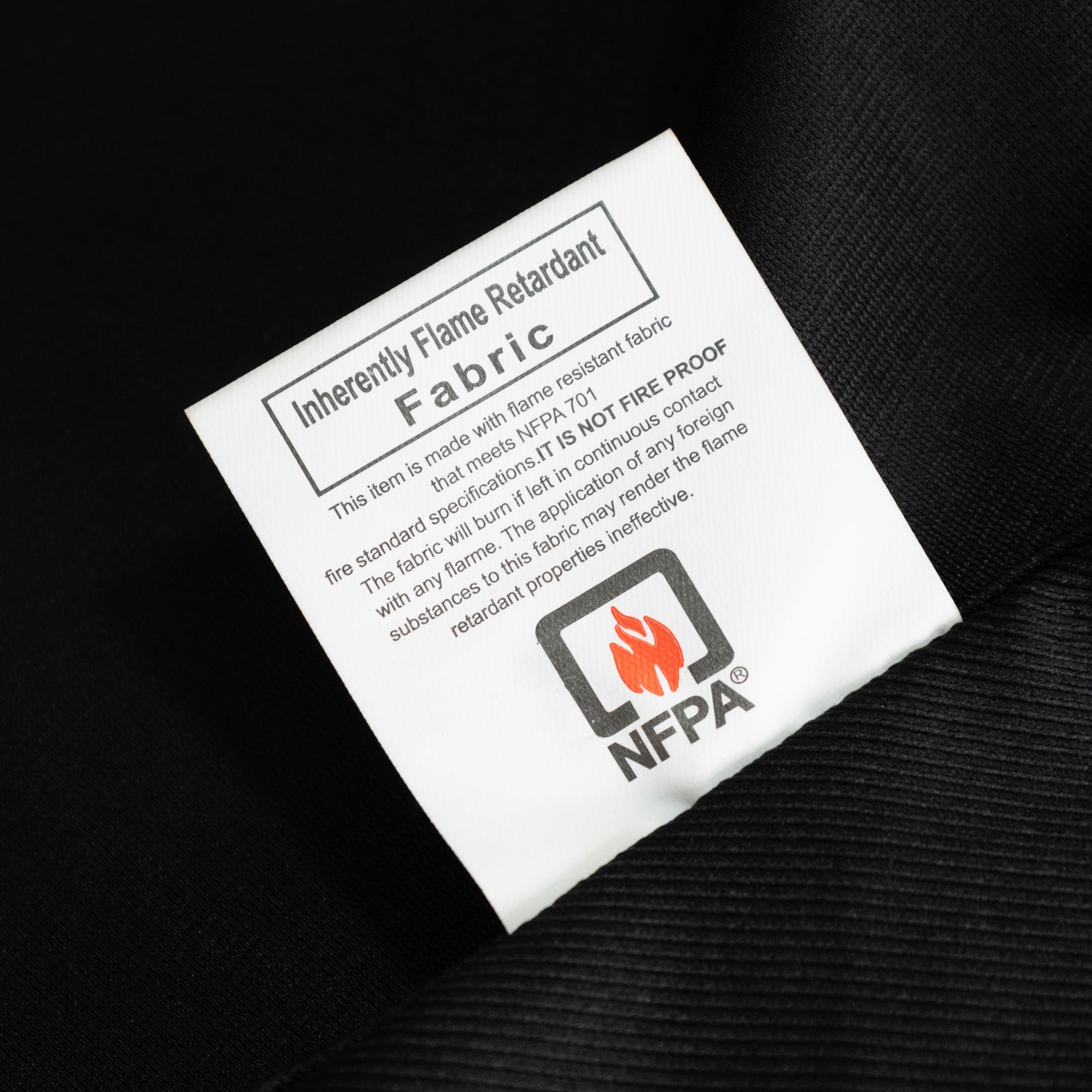 Fire Retardant Scuba Tablecloth – 60"x102" Rectangle Black, Wrinkle Free, Stain Resistant Polyester Cover