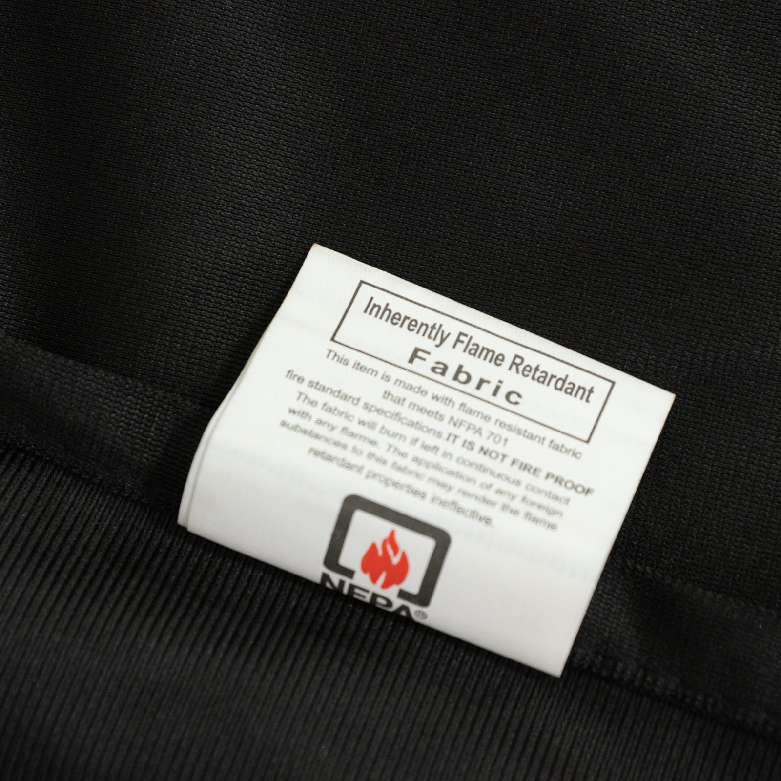 Fire Retardant Scuba Tablecloth – 90"x156" Rectangle Black, Wrinkle Free, Stain Resistant, Seamless Polyester Cover