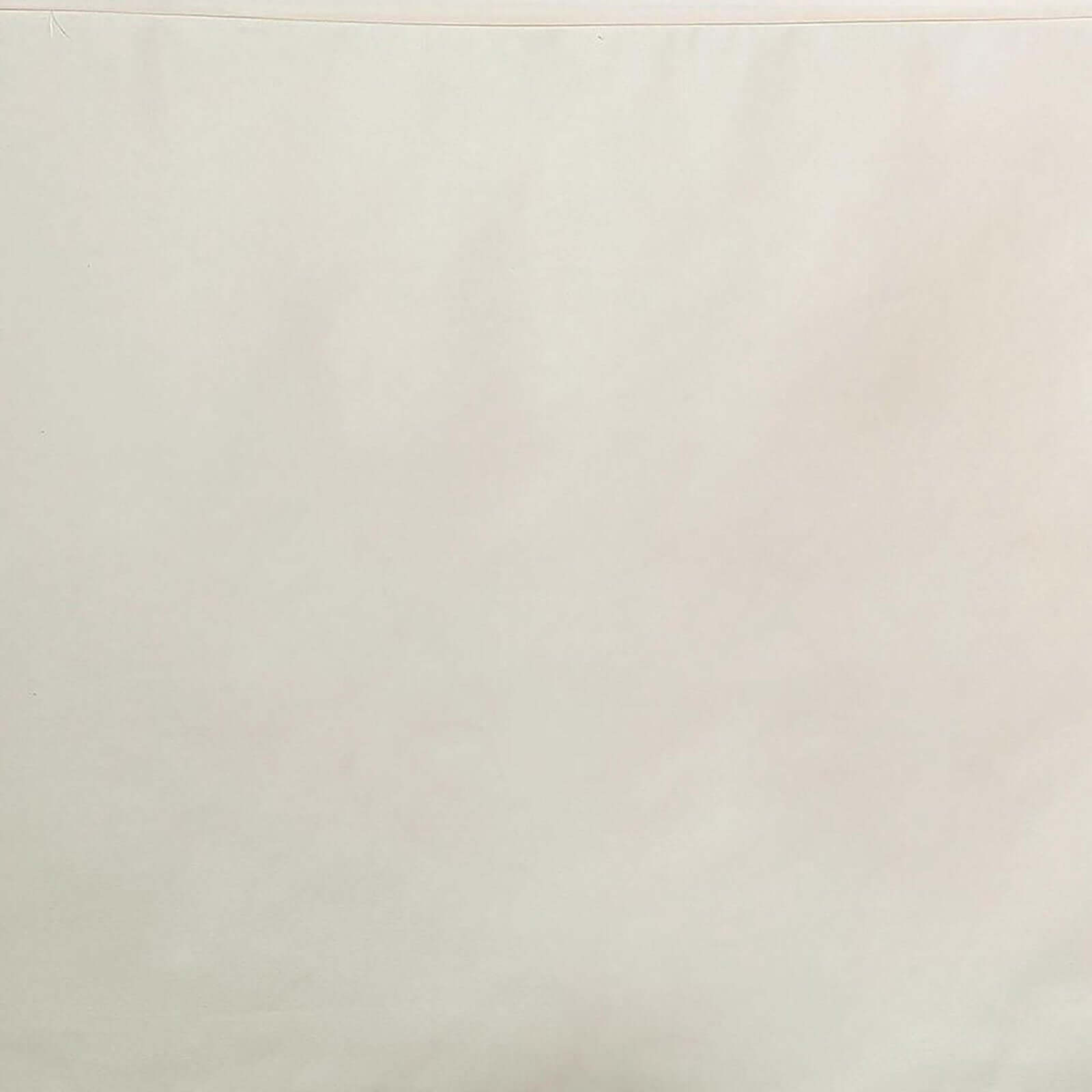 Fitted Polyester 96"x30" Rectangle Tablecloth Ivory - Durable and Easy to Maintain Table Cover