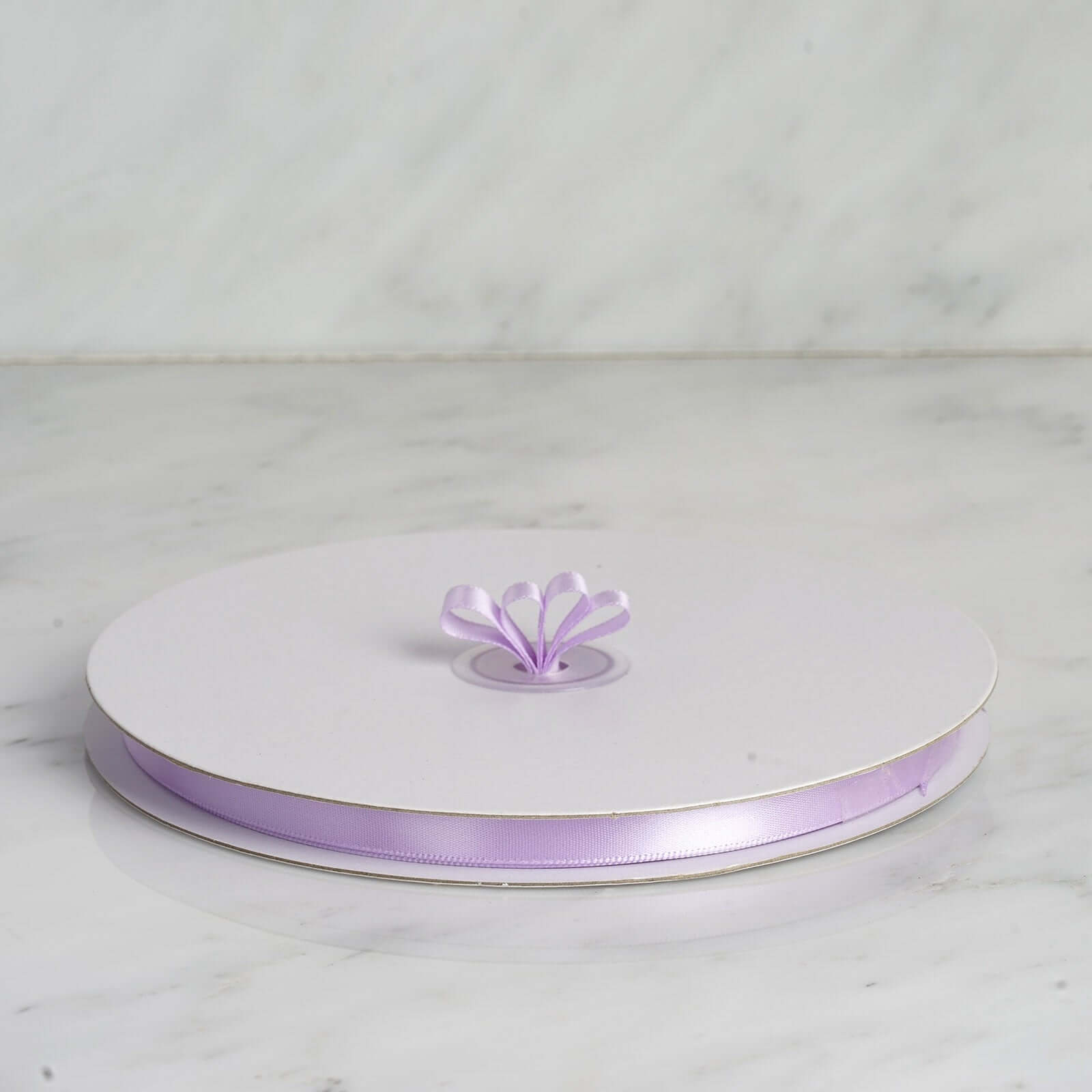 100 Yards 3/8" Lavender Lilac Single Face Decorative Satin Ribbon