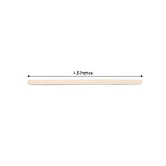 1000-Pack Birchwood Coffee Stirrers - Natural Eco-Friendly Wooden Stir Sticks for Tea & Cocktails 4.5"
