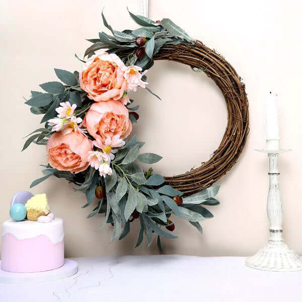 10-Pack Artificial Peony Flower Heads Peach - Versatile Faux Craft Flowers for DIY Event Styling Scrapbooking & Floral Arrangements 3"