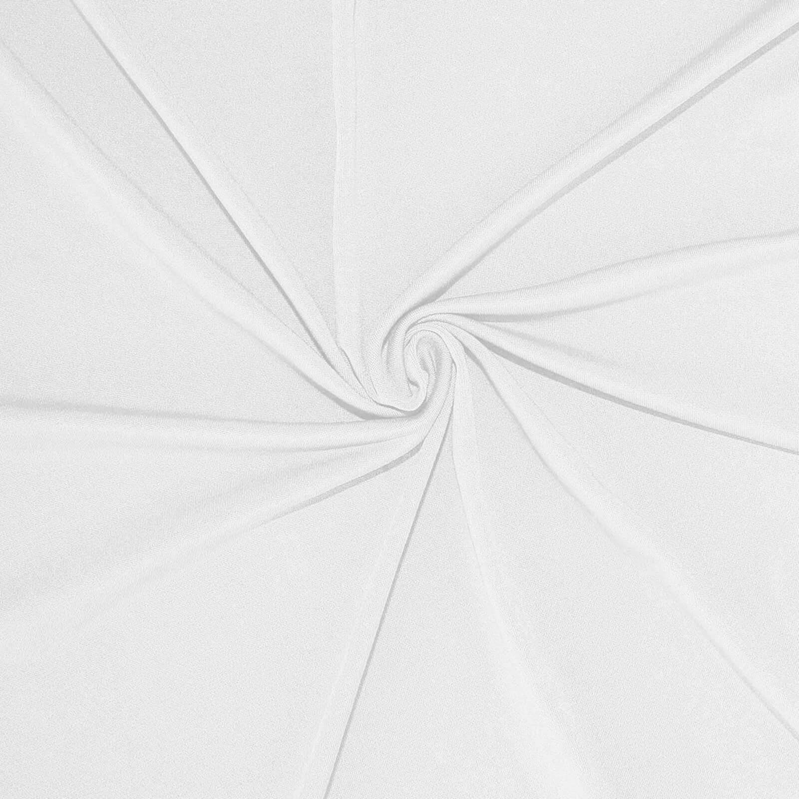 100% Cotton 108" Round Tablecloth White Linen - Sophisticated, Soft & Breathable Table Cover