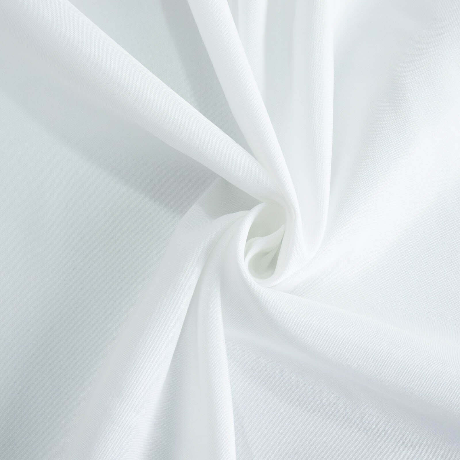 Fire Retardant Premium Polyester 60"x126" Rectangular Tablecloth White - Stylish High-Performance Table Cover for Large Gatherings