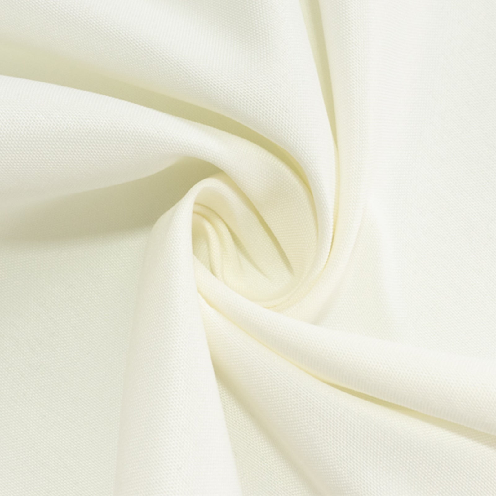 Fire Retardant Premium Polyester 90"x132" Rectangular Tablecloth Ivory - High-Performance Seamless Table Cover